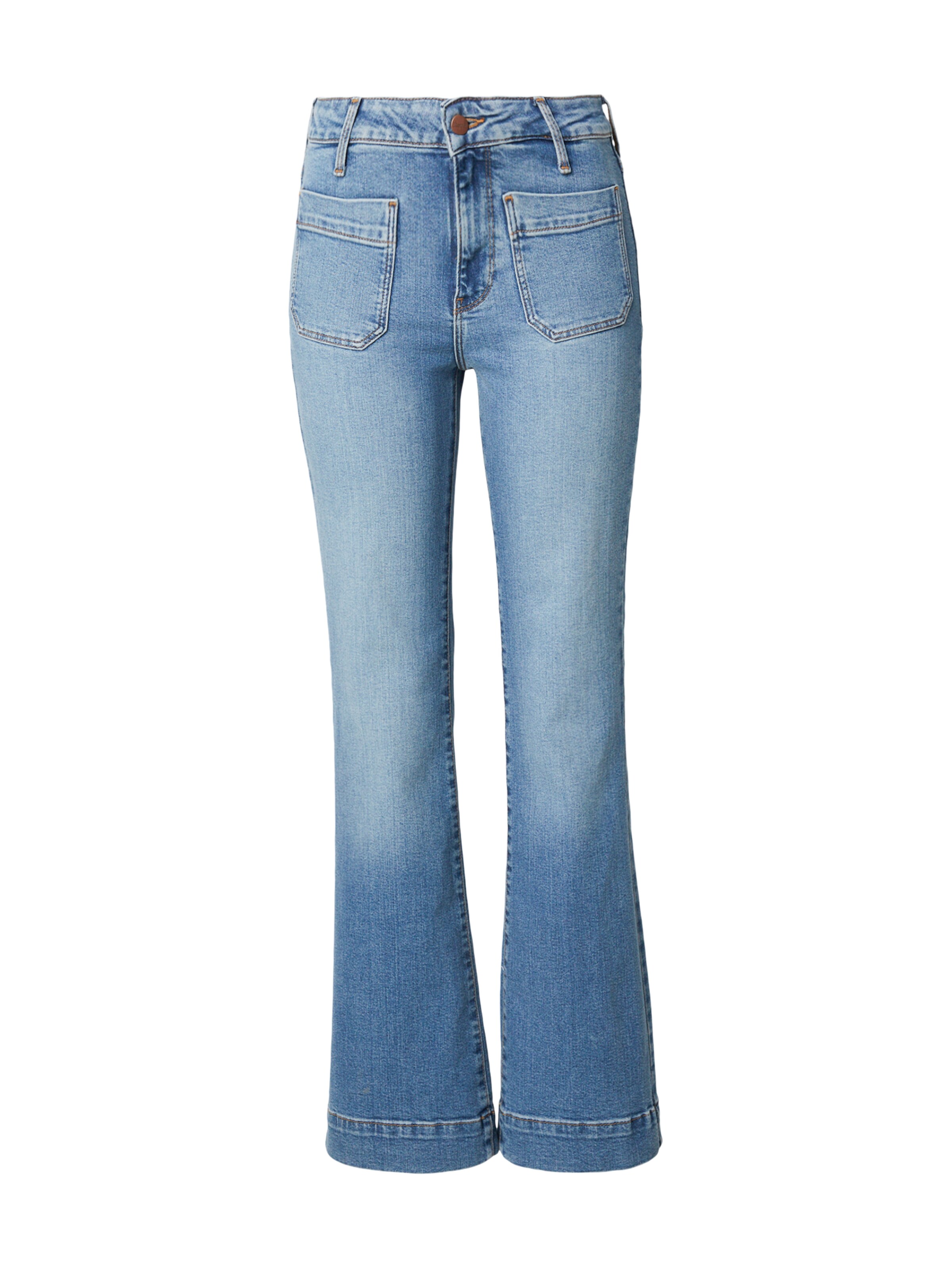 WRANGLER Flared Jeans in Blau: Vorderseite