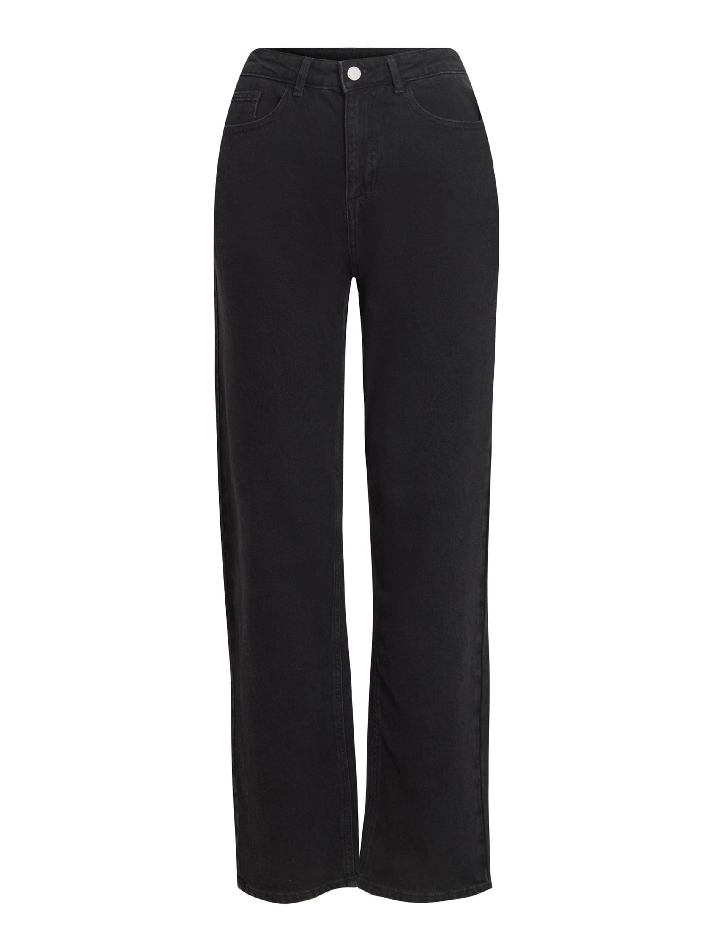 VILA Jeans in Black: front