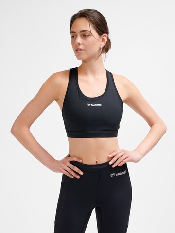 Hummel Bustier Sports-BH i sort