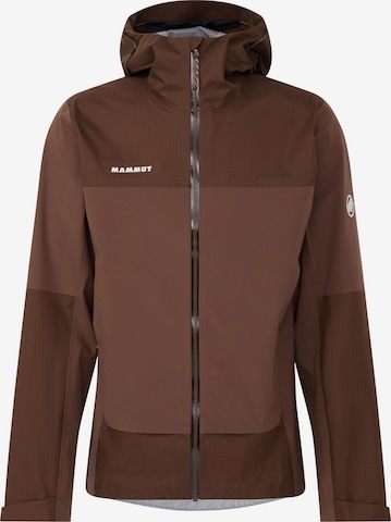 MAMMUT Outdoor jacket in Brown: front
