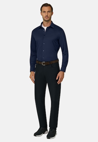 Coupe regular Chemise Boggi Milano en bleu