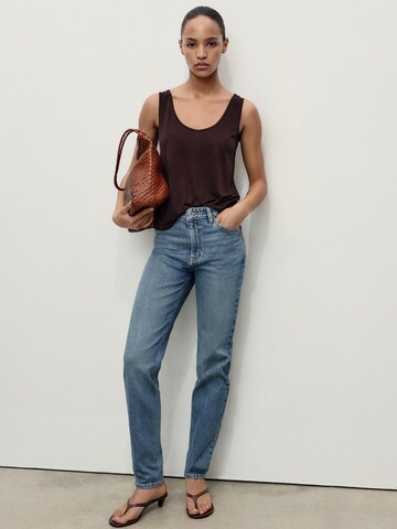 MANGO Slimfit Jeans in Blauw