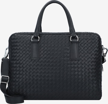ABRO Document Bag in Black: front