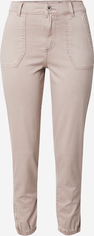 Tapered Pantaloni di Marks & Spencer in marrone: frontale