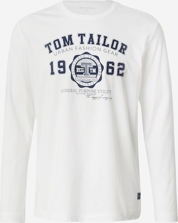 TOM TAILOR Shirt in Weiß: Vorderseite