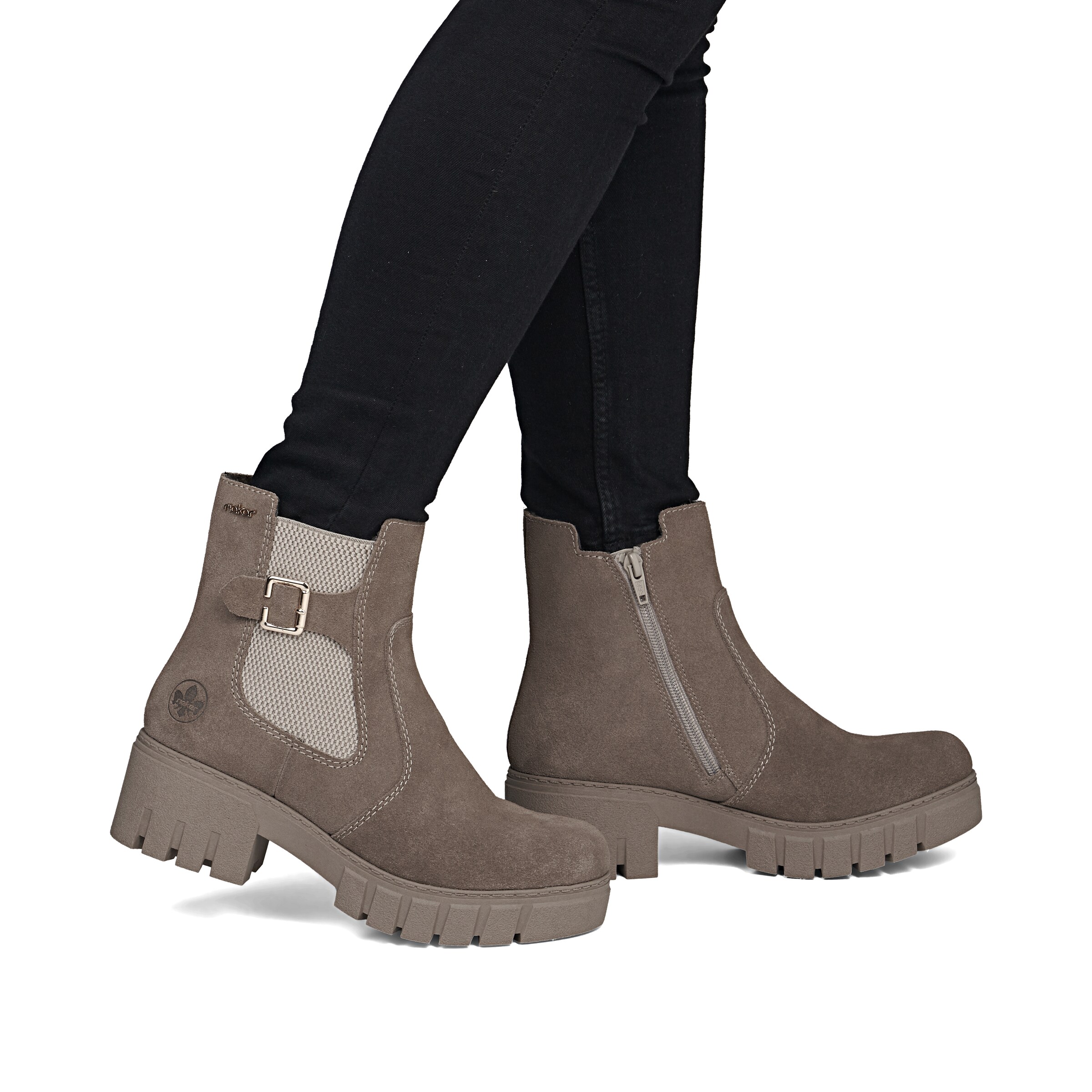 Rieker Stiefelette in Beige
