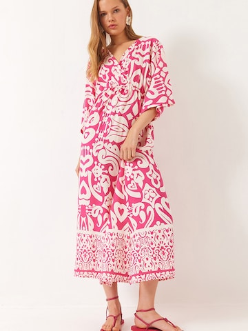Robe d’été Bianco Lucci en rose : devant