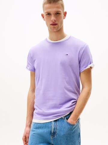 Tommy Jeans Shirt in Purple: front