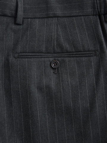 Next Regular Pleated Pants 'Motionflex' in Grey