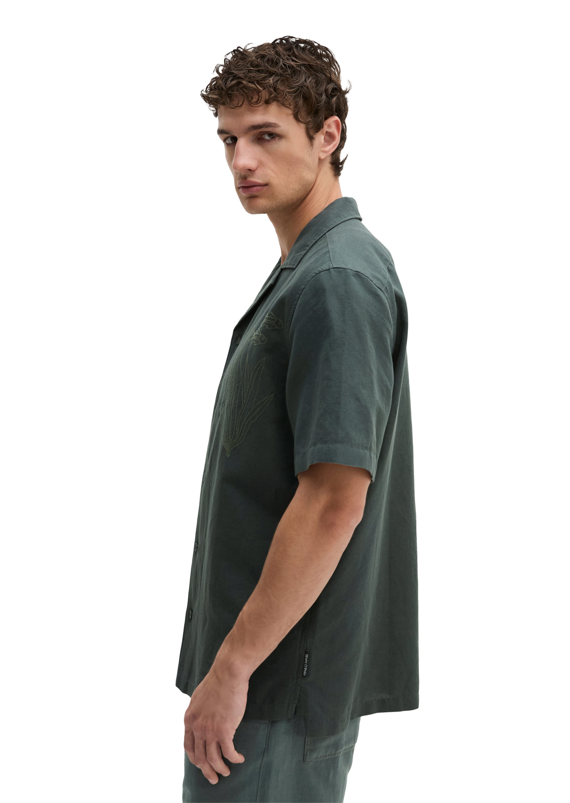 Marc O'Polo Comfort fit Button Up Shirt in Grey