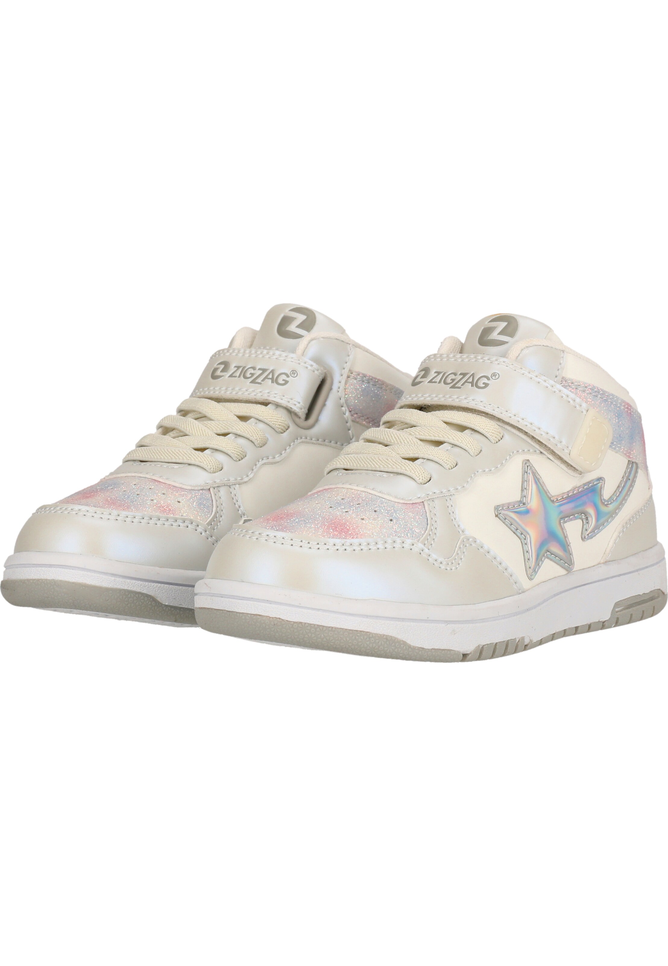 ZigZag Sneakers 'Hentia' in Zilver