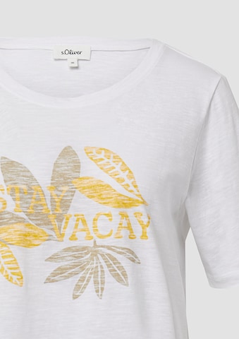T-shirt s.Oliver en blanc