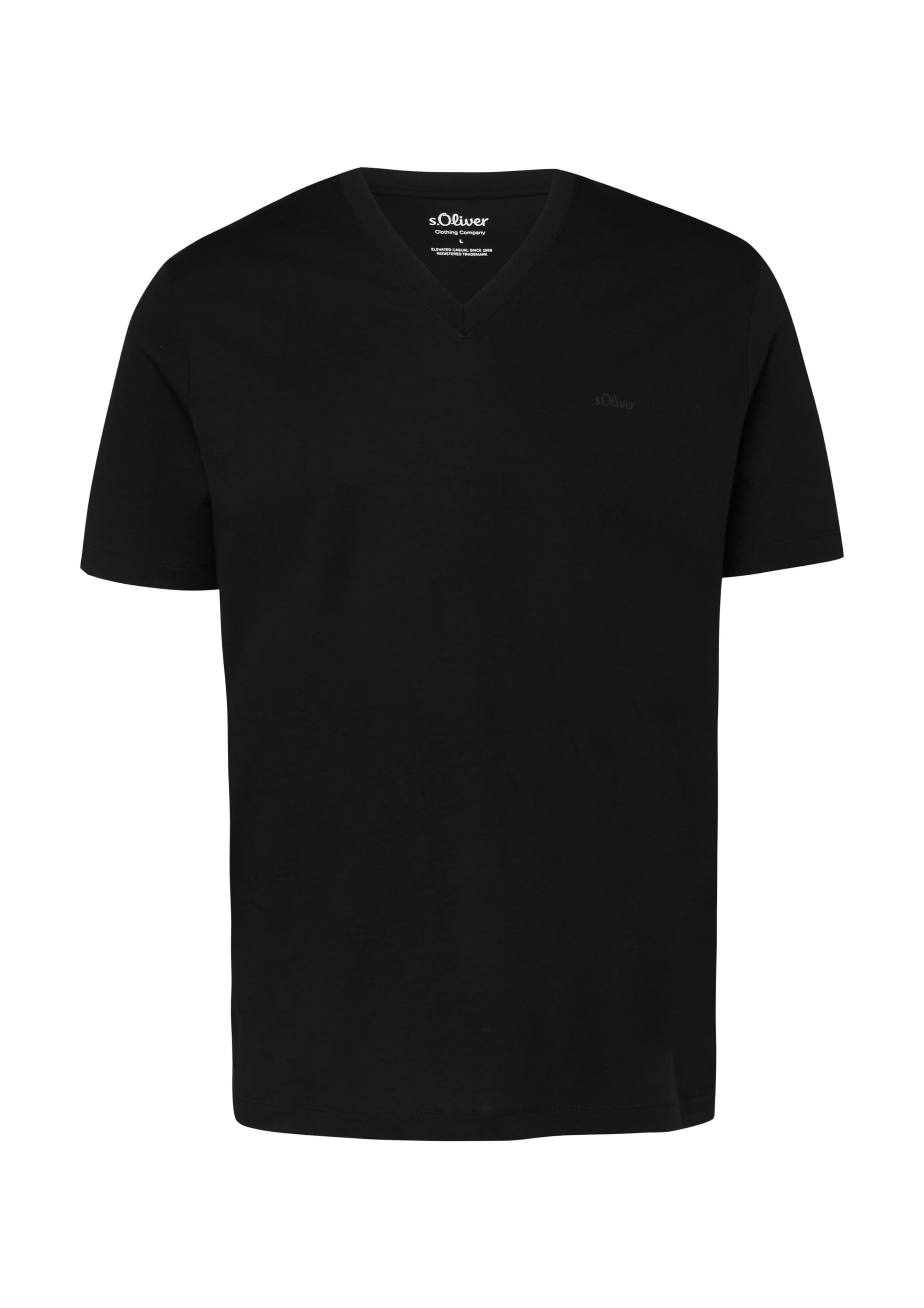 T-Shirt s.Oliver en noir : devant