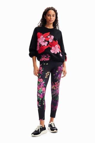Desigual Skinny Legginsy w kolorze czarny