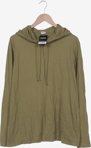 hessnatur Sweatshirt & Zip-Up Hoodie in L-XL in Green: front