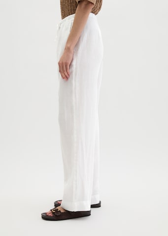 Marc O'Polo Loose fit Trousers in White