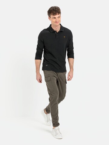 CAMEL ACTIVE Poloshirt in Schwarz