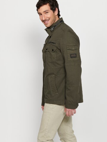 KOROSHI Between-Season Jacket in Green