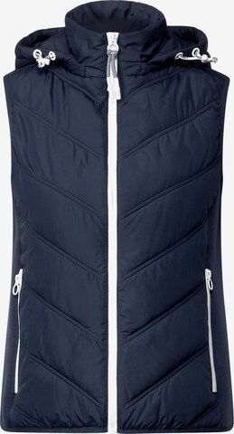 CECIL Vest in Blue: front