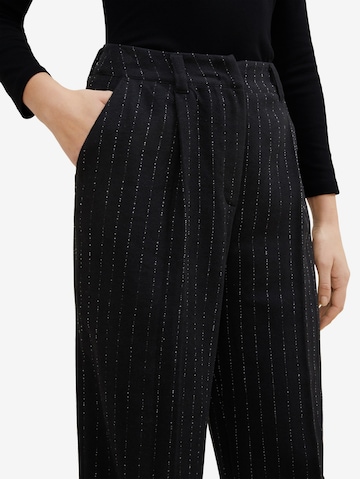 Regular Pantalon à pince 'Lea' TOM TAILOR en noir