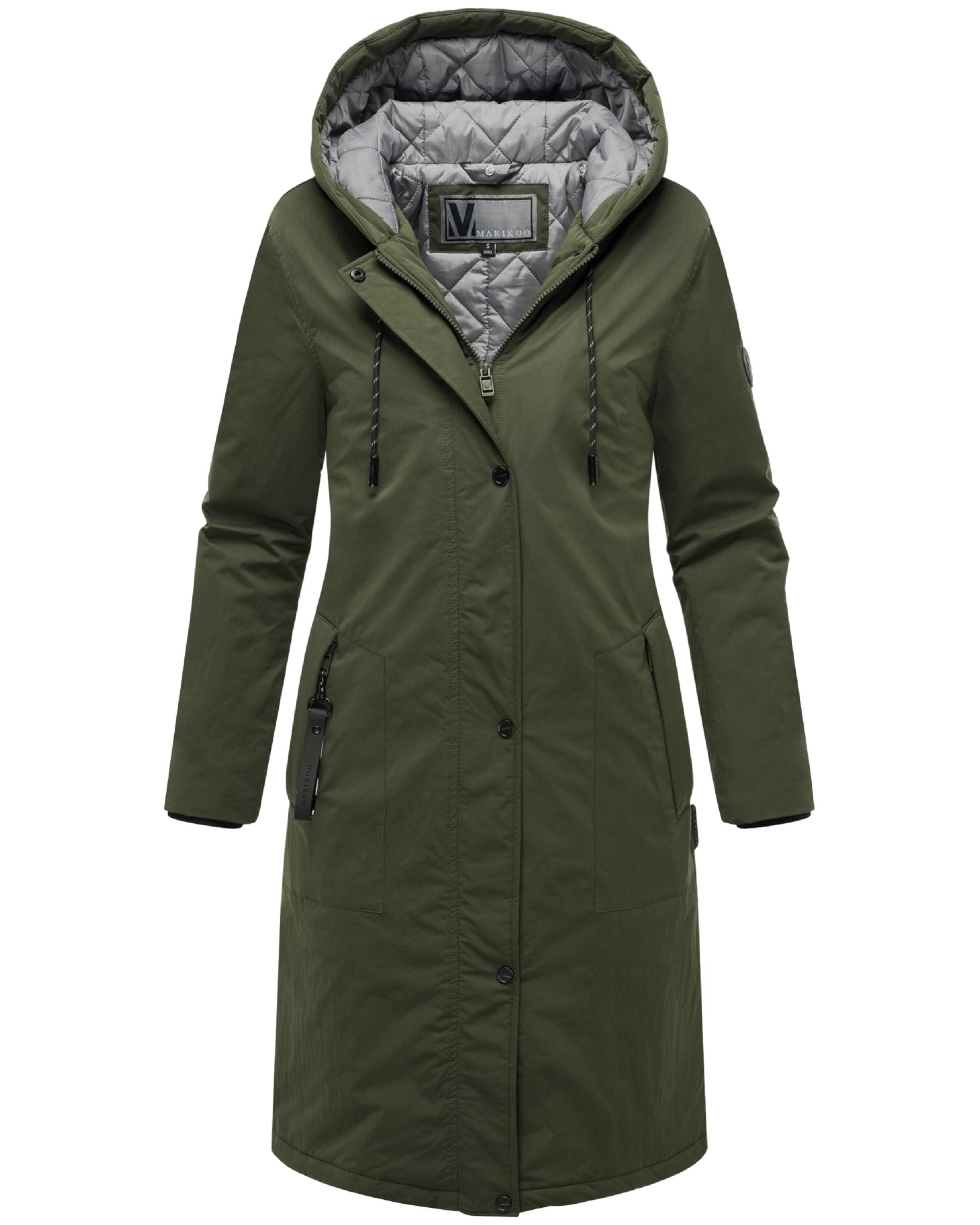 MARIKOO Ανοιξιάτικο και φθινοπωρινό παλτό σε πράσινο