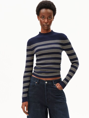 ARMEDANGELS Sweater 'Alaania' in Blue: front