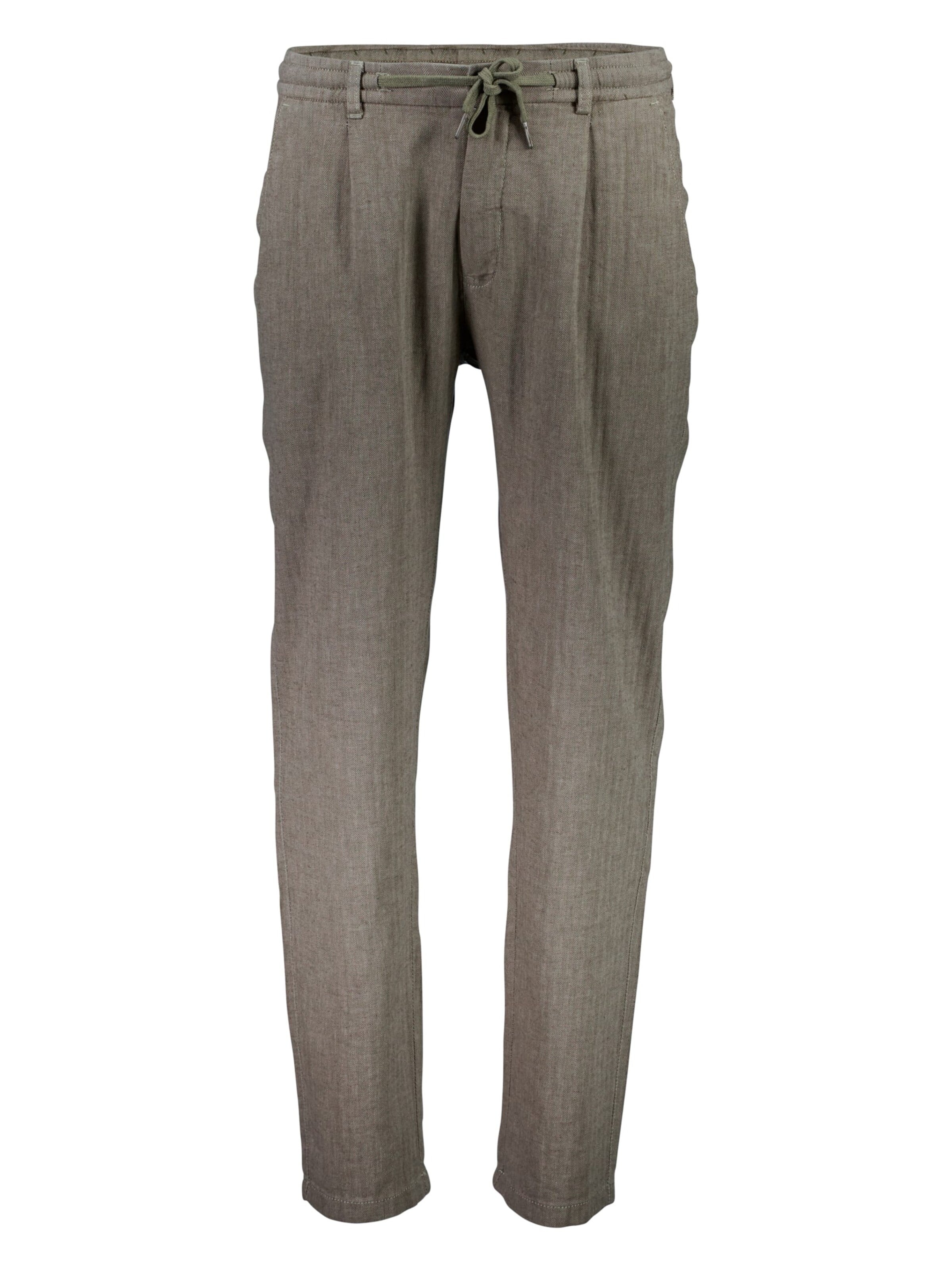 Lindbergh Regular Trousers in Green: front