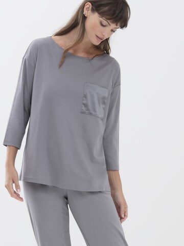 Mey Pajama Shirt in Grey: front