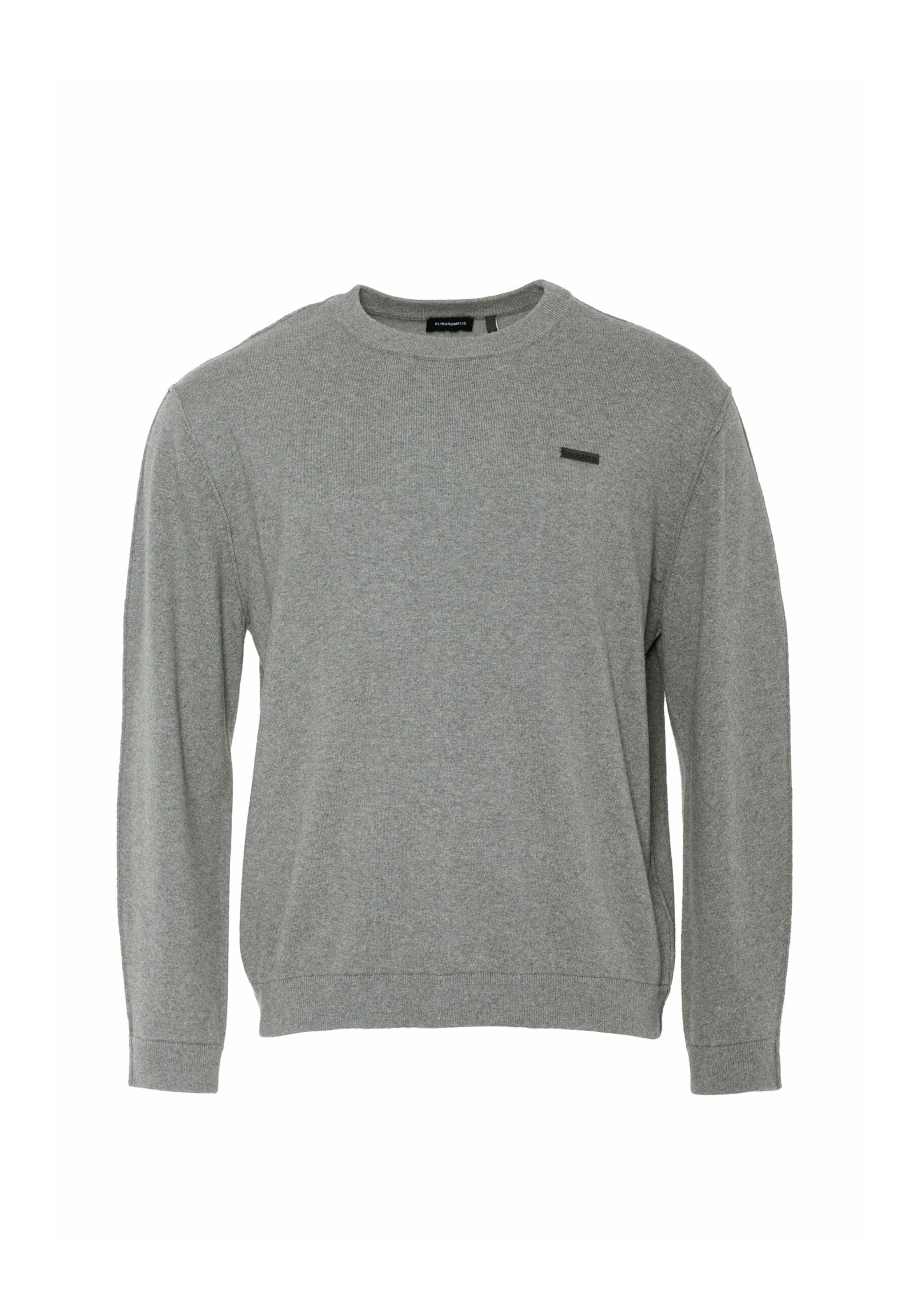 Sweat-shirt 'IDRIS' Elias Rumelis en gris : devant