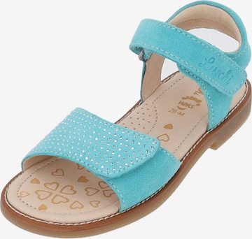 LURCHI Sandals 'Zuzu' in Blue: front