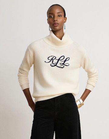 Lauren Ralph Lauren Pulóver - bézs: elől