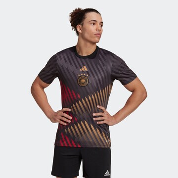 ADIDAS PERFORMANCE - Camiseta funcional 'Germany Pre-Match' en negro: frente