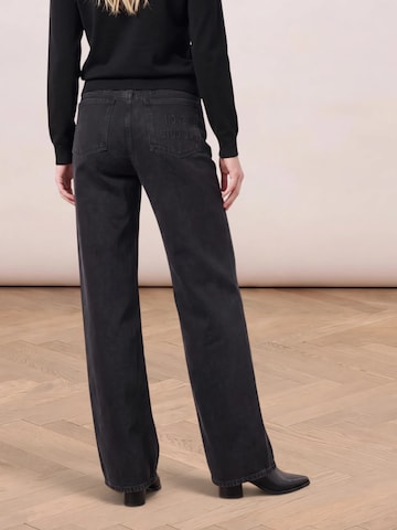 noar studios Wide Leg Jeans in Schwarz