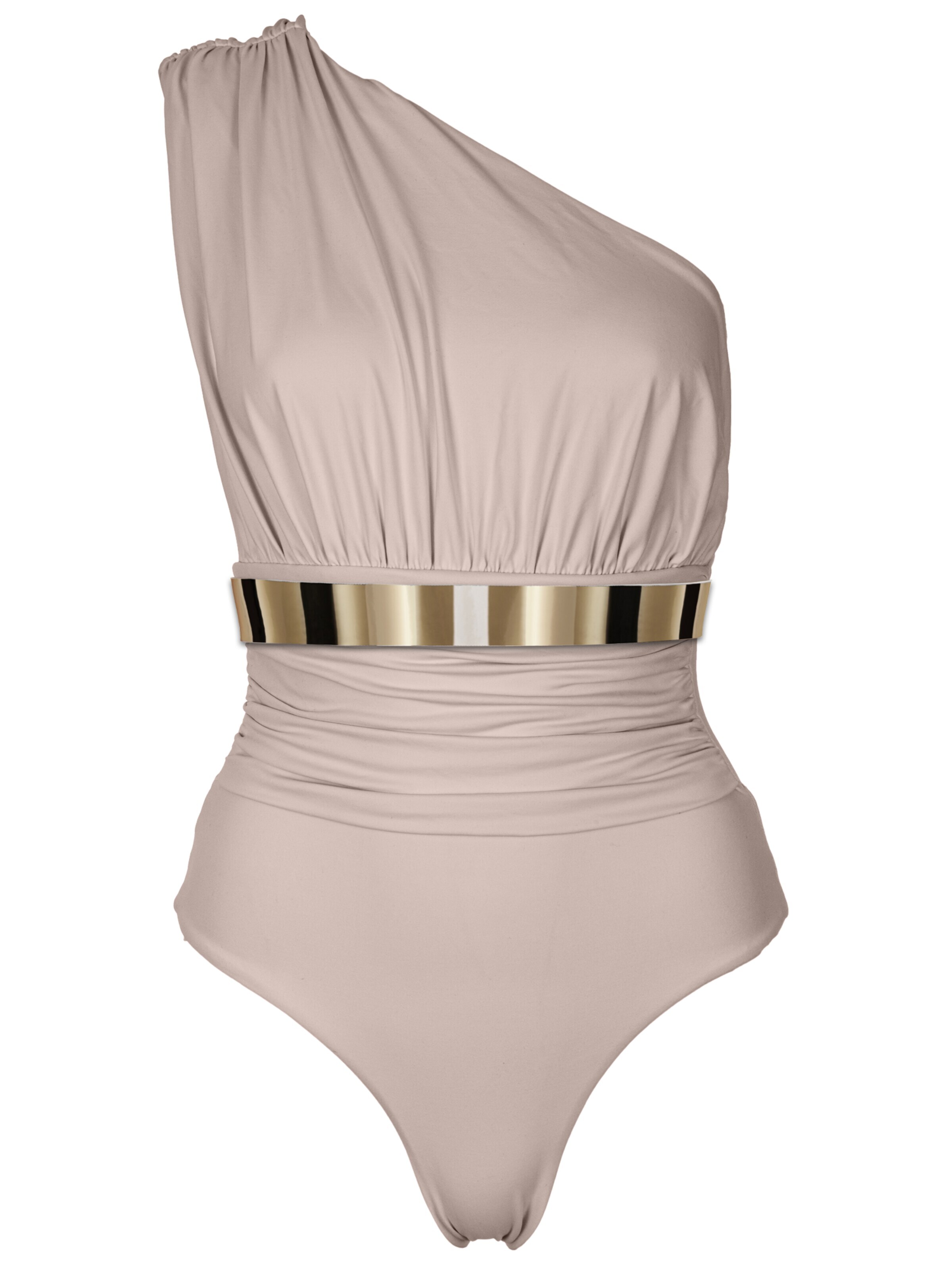 SEA ME SWIM Badeanzug 'MONACO Gold Edition'‌‌‌‌‌‌‌‌‌ in Beige: Vorderseite