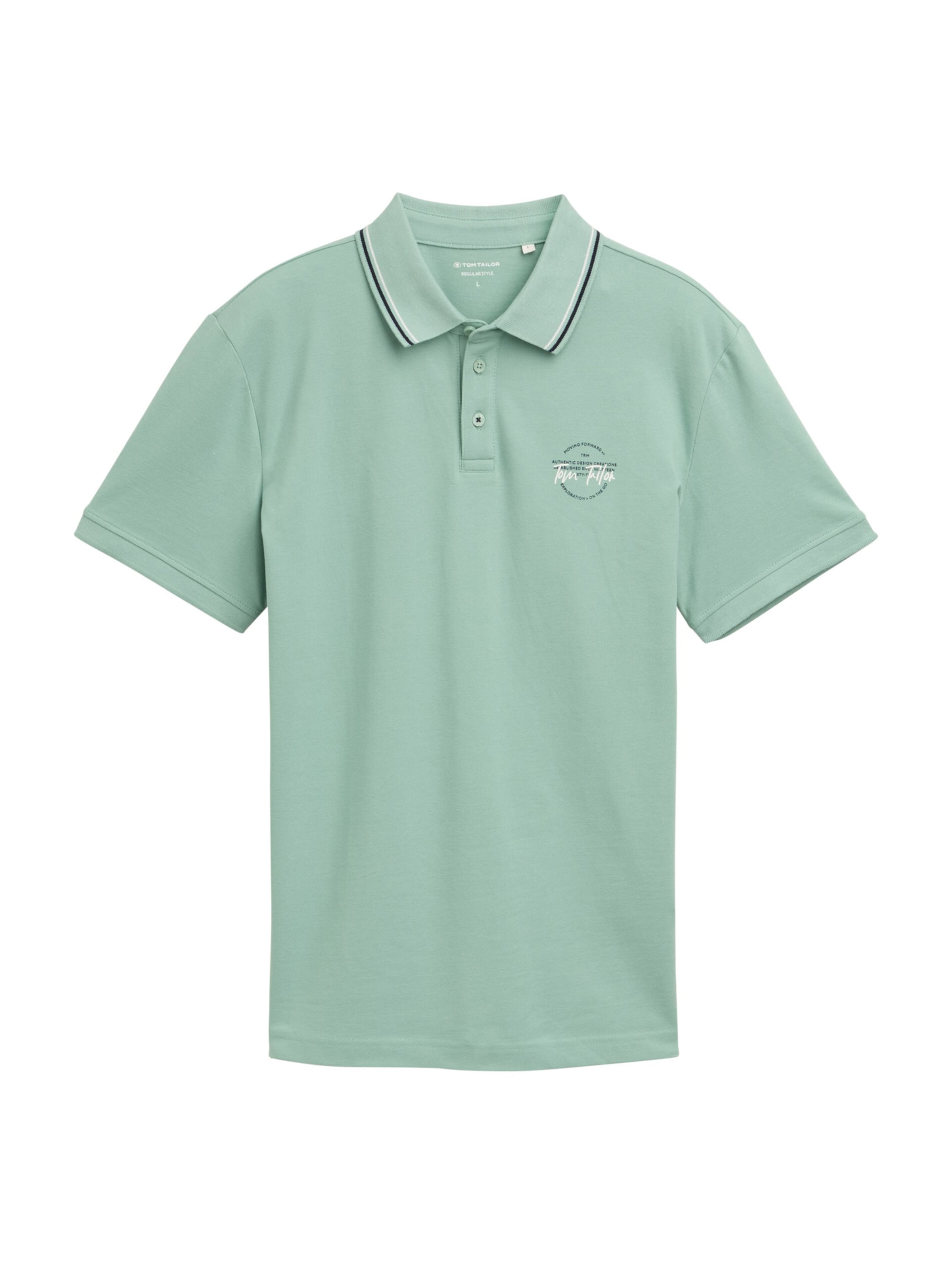 TOM TAILOR Shirt in Green: front