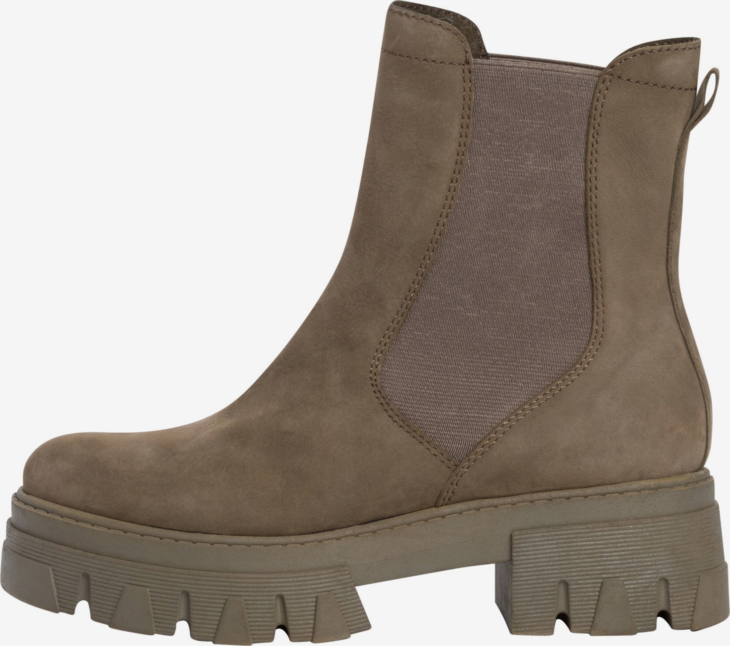 marco tozzi chelsea boots taupe