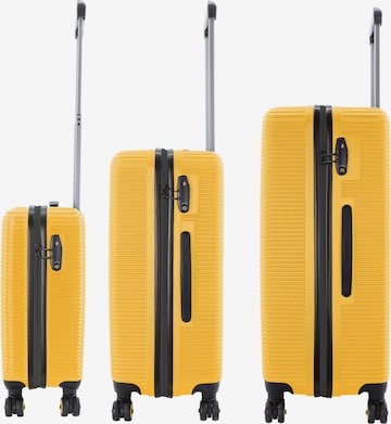 National Geographic Suitcase Set 'ABROAD' in Yellow