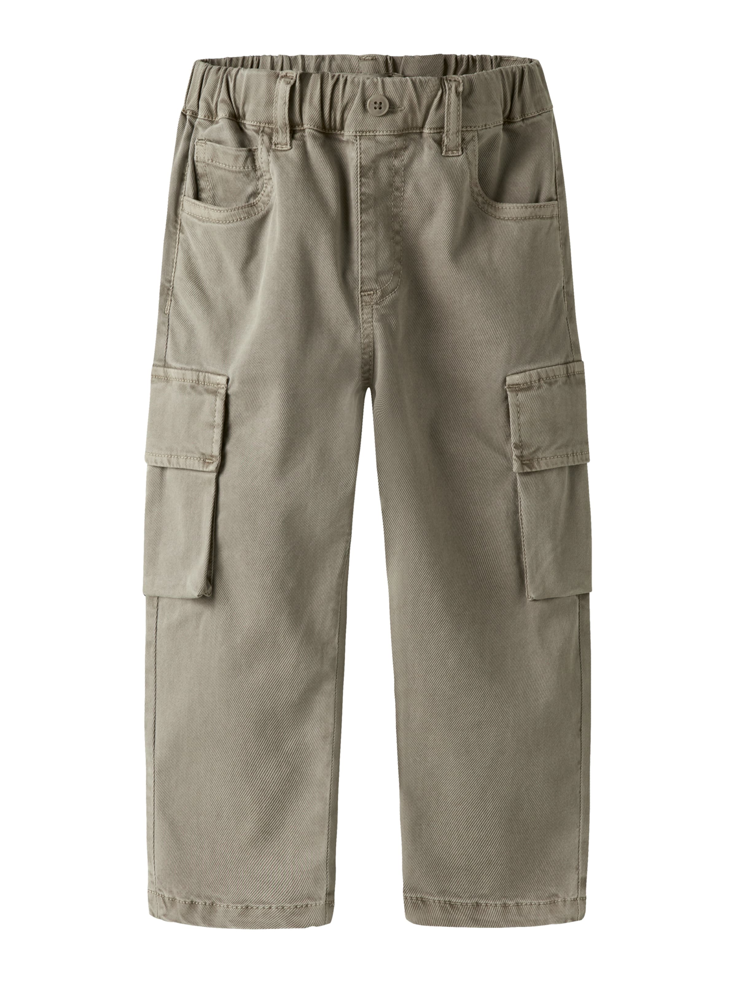 NAME IT - Tapered Pantalón 'NMMBEN' en gris: frente