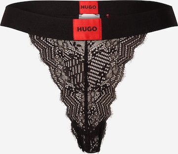 HUGO Red - Tanga em preto: frente