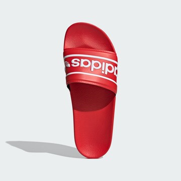 ADIDAS ORIGINALS Beach & Pool Shoes 'Adilette' in Red