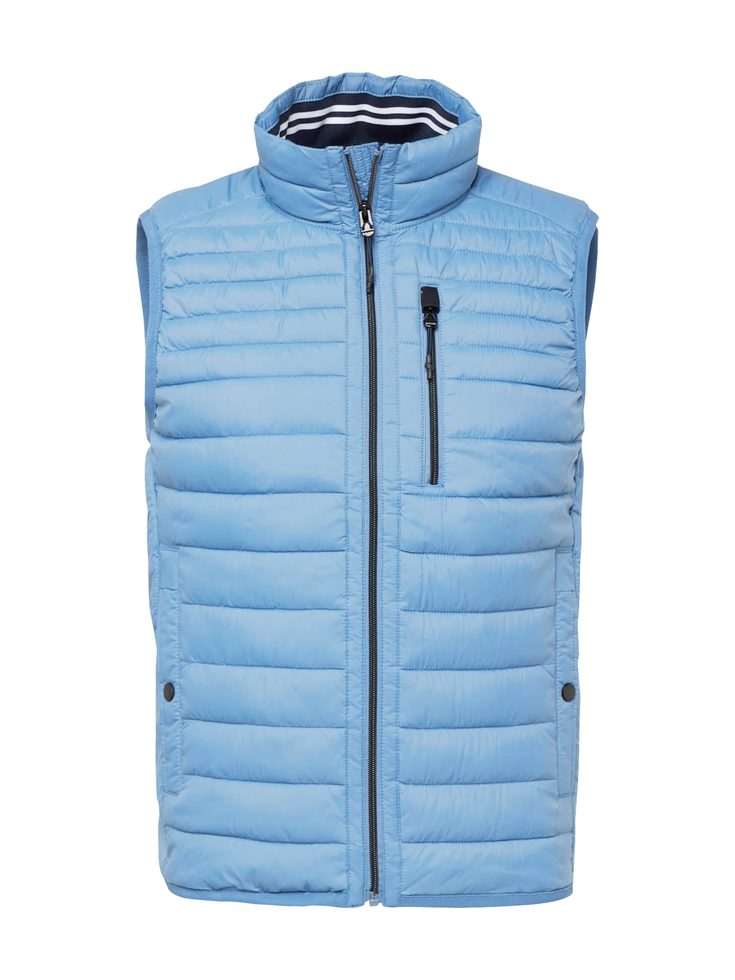 s.Oliver Bodywarmer in Blauw: voorkant