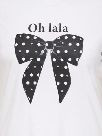 ONLY Carmakoma - Camisa 'CARBEAU' em branco