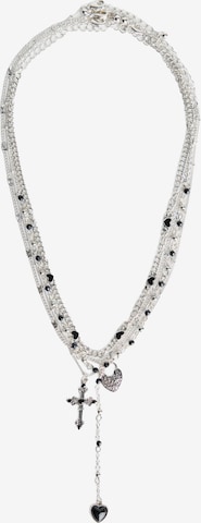 Bershka Ketju värissä hopea: etupuoli