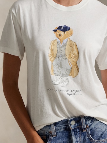 balta Polo Ralph Lauren Marškinėliai