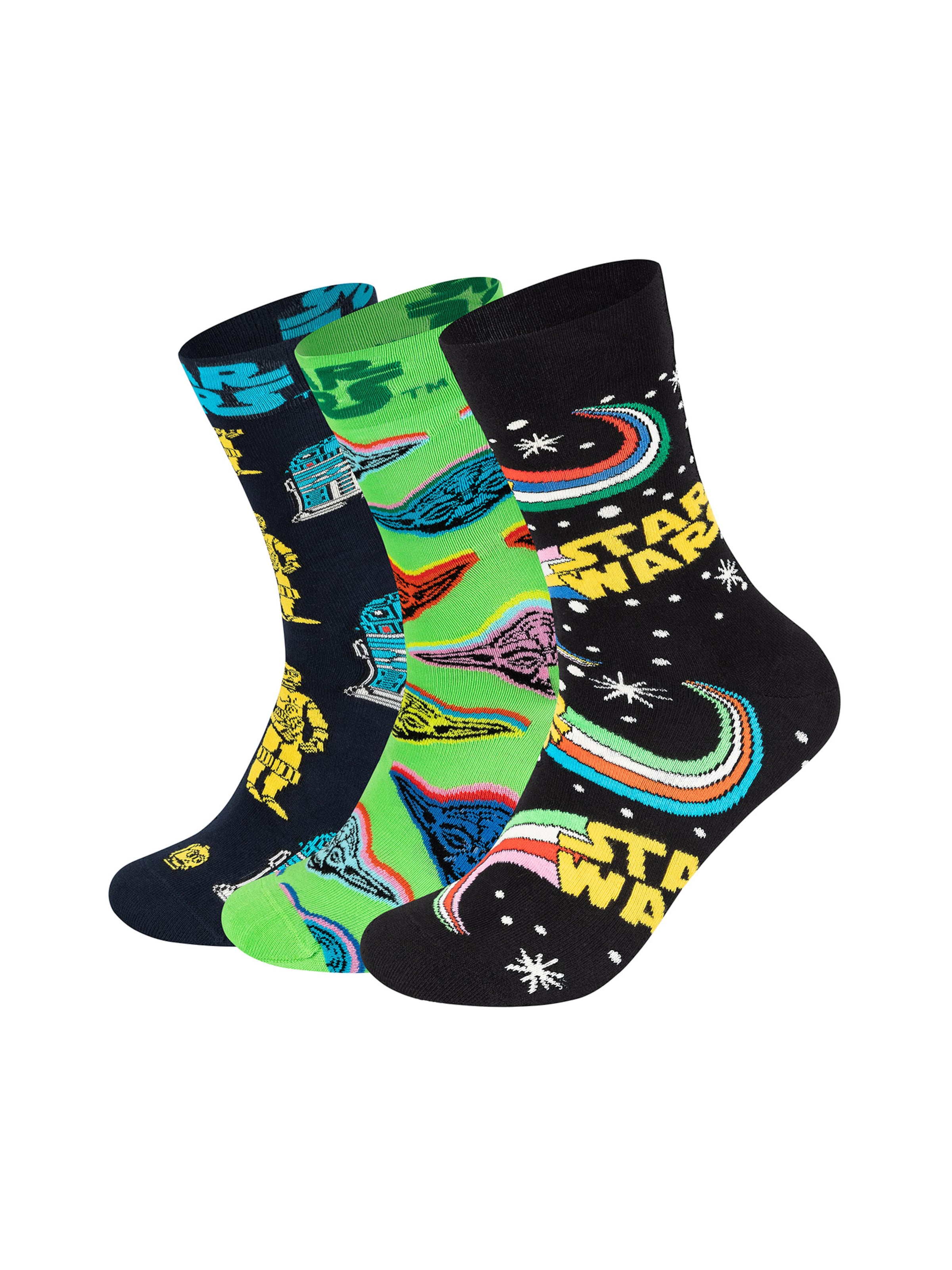 Happy Socks Sokker 'STAR WARS' i blå: forside