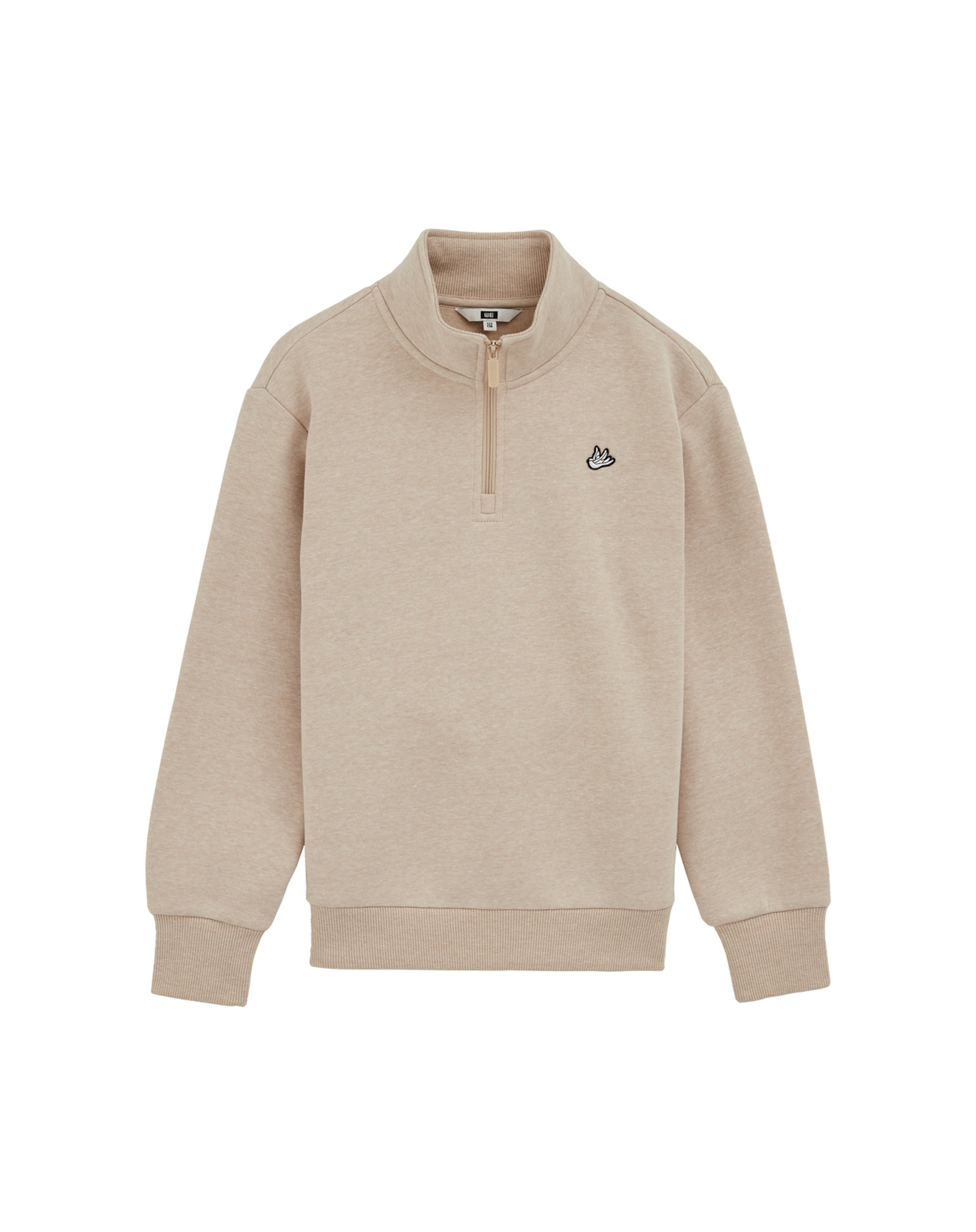 WE Fashion - Sudadera en beige: frente