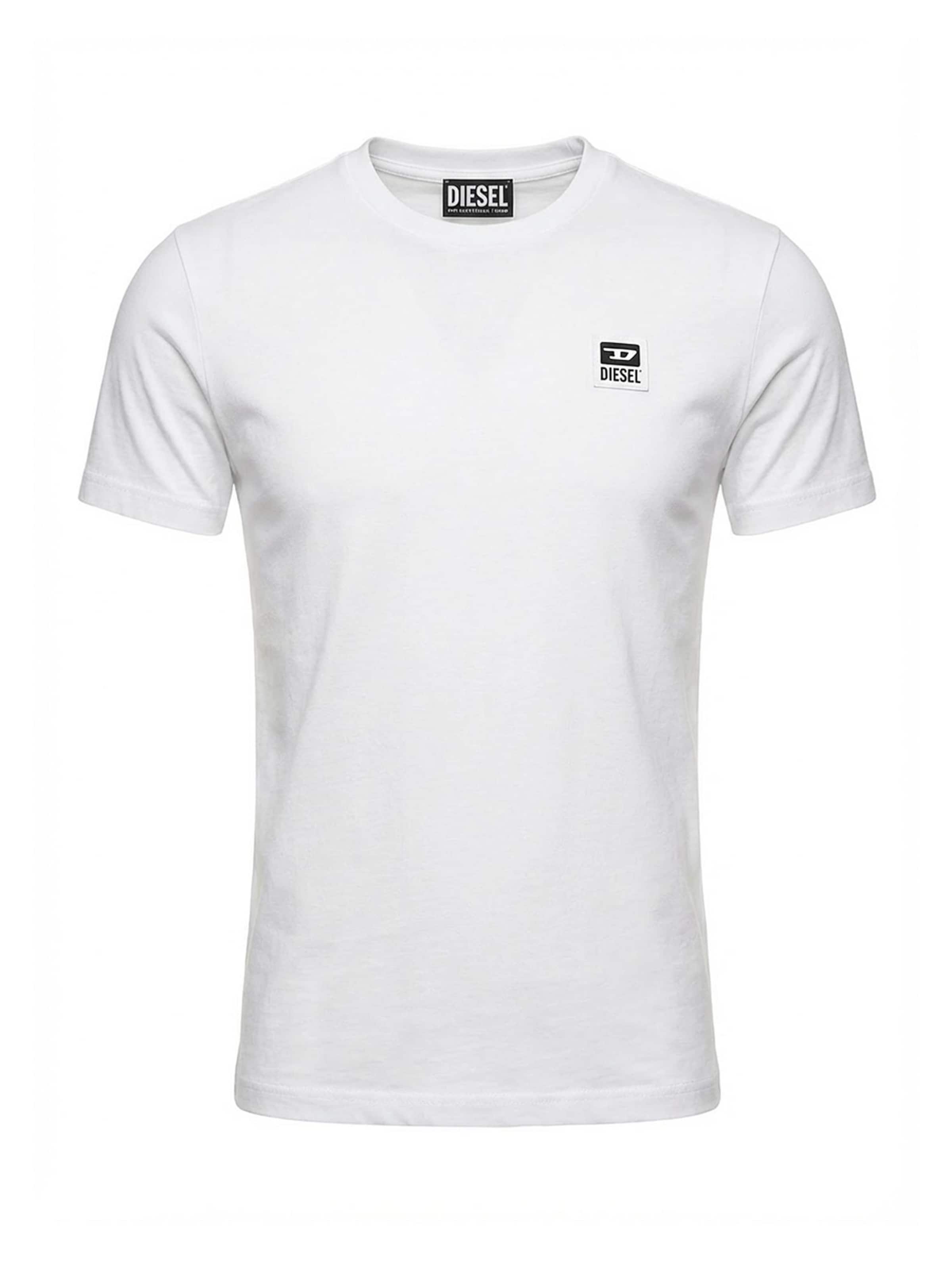 Maglietta 'T-DIEGOS-K30' di DIESEL in bianco: frontale