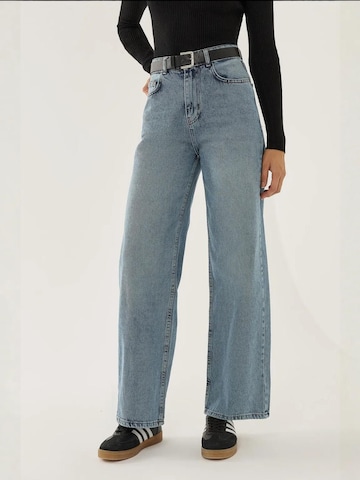 Wide Leg Jean Hiccup en bleu