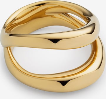 Paul Hewitt Ring 'Waves' in Goud: voorkant