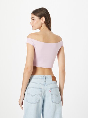 LEVI'S ® Top 'Graphic Bardot Tank' in Roze